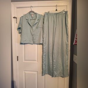 Victoria's Secret Aqua Pajama Set